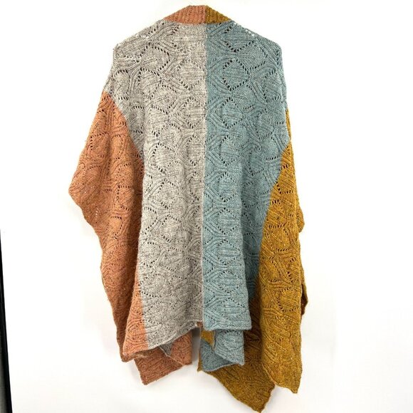 Sundance Multicolor Open Knit Ruanna Poncho Sweater Women's XS / S - Picture 7 of 7